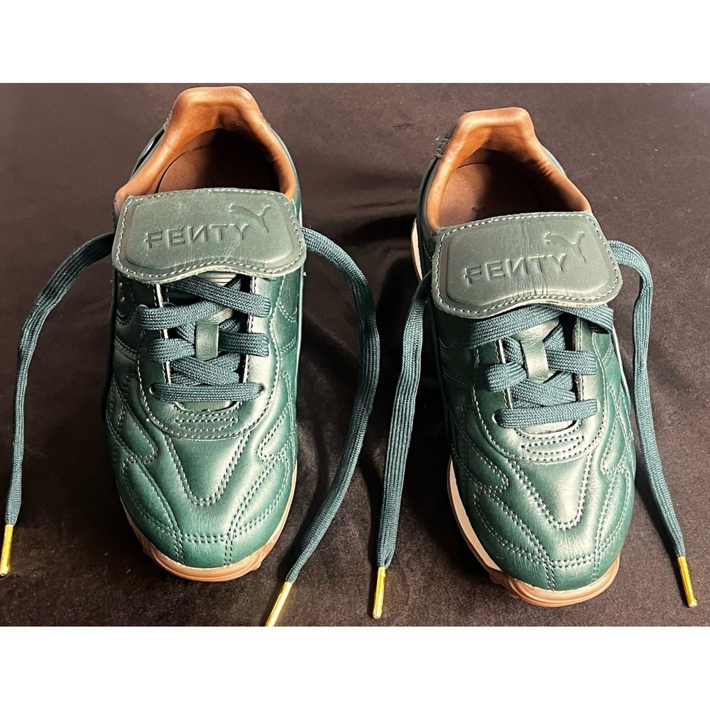 Brand new authentic Puma x Fenty Avanti L Kids Sneakers - Dark Myrtle Green 1.5c